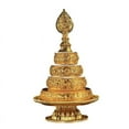 thumbnail image 2 of Esquirla Tibetan Buddhist Offering Tray Carved Collection Exquisite Decorative Statue for, 2 of 8