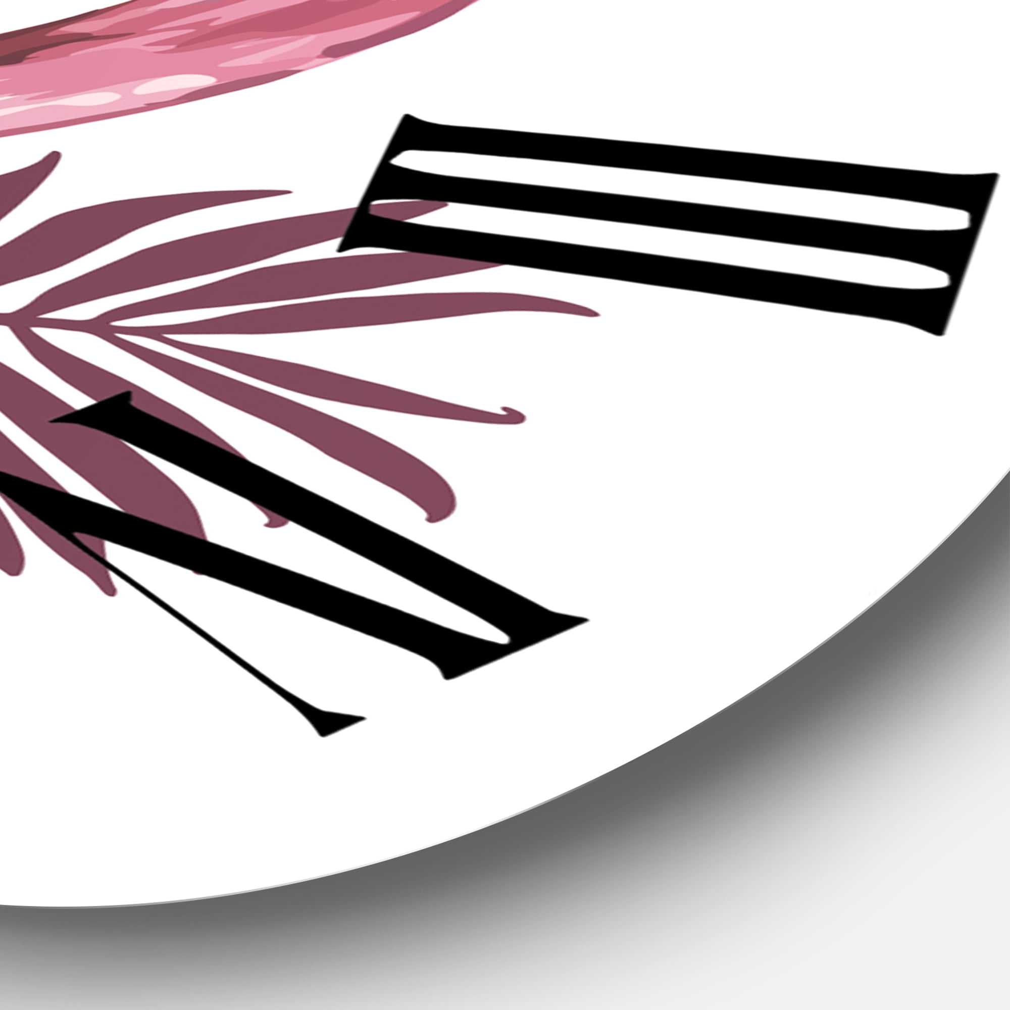 Designart 1 in Tropical Wall Clock