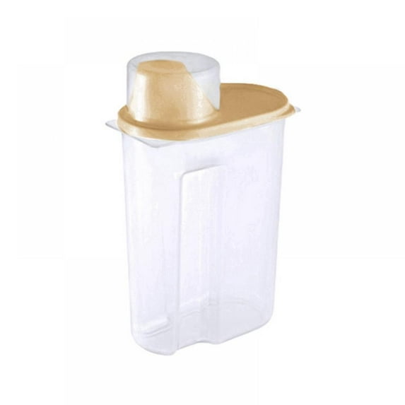 Topumt Cereal Container Oatmeal Dispenser, Rice Storage Bin with Airtight Design, Perfect for Suger Grain Flour Nuts Organization