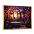 thumbnail image 2 of Designart "Mosaic Dreamscape Bathroom" Bath & Laundry Floater Framed Canvas Wall Art, 2 of 7