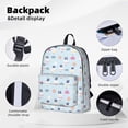 thumbnail image 4 of Goofa Rabbit In The Rain Printed Backpack,Laptop Backpack,Durable Anti-Theft Travel Work Backpack,Water-resistant Backpack, 4 of 9
