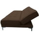 thumbnail image 5 of Sofa Cama Reclinable El Bazar Store Zeus Chocolate Lino Futon 3 posiciones Abotonado Sala, 5 of 7