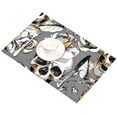 thumbnail image 3 of EREHome Or Crâne Rose Set de Support de Plaque de Set de 4, Tapis de Table Protecteur 12x18 Pouces, 3 of 5