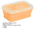 thumbnail image 3 of Folding Lunch Box Portable Lunch Box Compact Versatile 350ml/800ml Silicone Lunch Box Ideal for Office School Home, 3 of 5