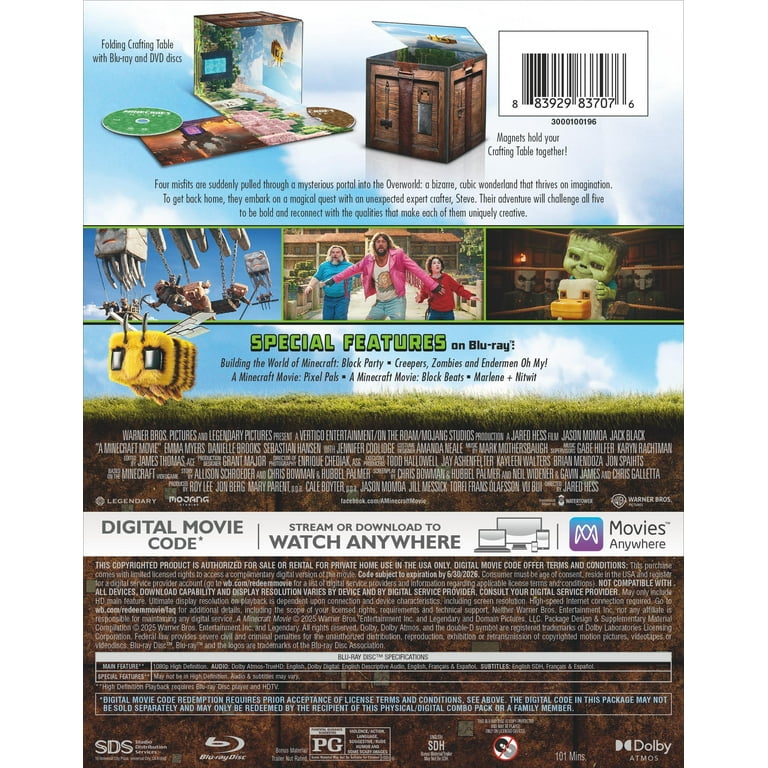 新品未開封　デレマス　Blu-ray M@GICALWONDERLAND!!! A Minecraft Movie (Walmart Exclusive) (Crafting Edition) (Blu-ray