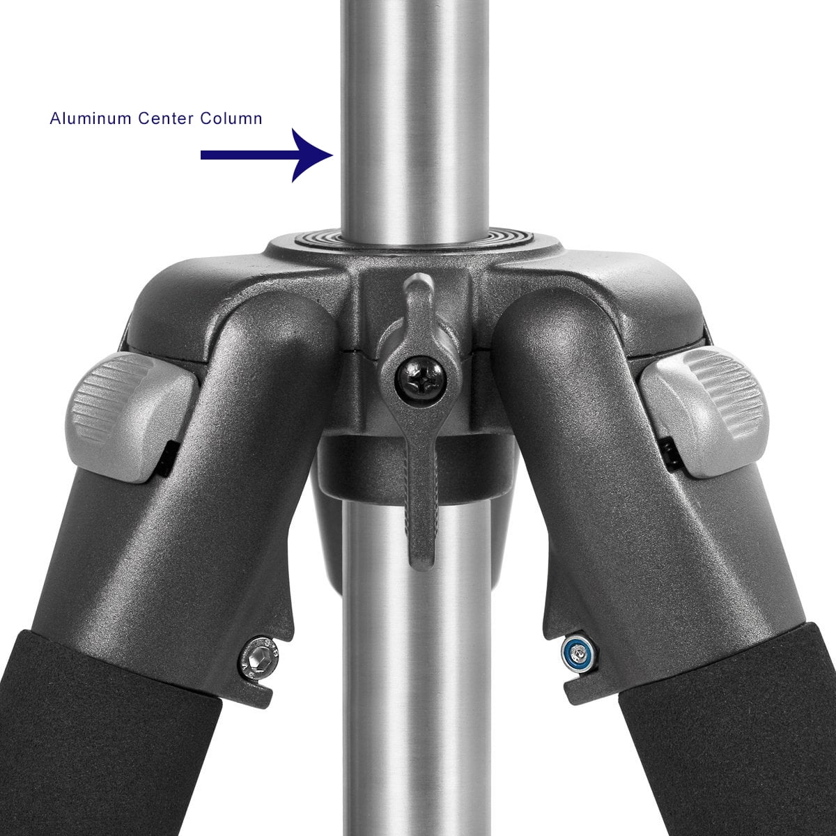 Bubble Level Professional Dual Handle Aluminum 67 Tripod for Panasonic Lumix DMC-LX3