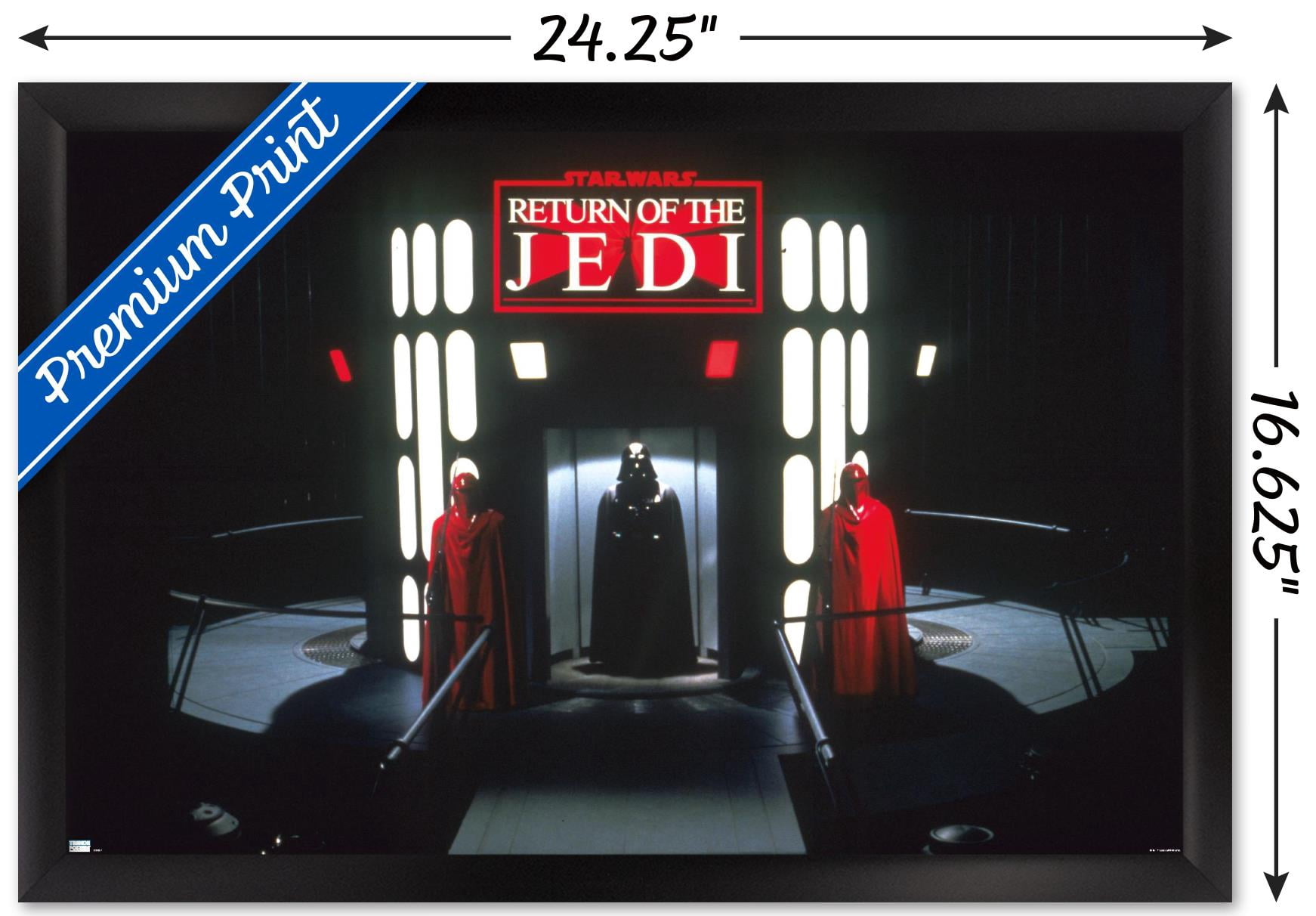 Star Wars: Return of the Jedi - Vader and Royal Guard Wall Poster, 14.725" x 22.375" Framed