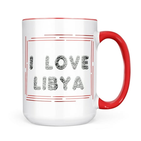 

Neonblond I Love Libya Soccer / Futbol Balls Mug gift for Coffee Tea lovers