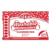 Cra-z-art® Washable Watercolors, 8 Assorted Colors, 36 Sets/box