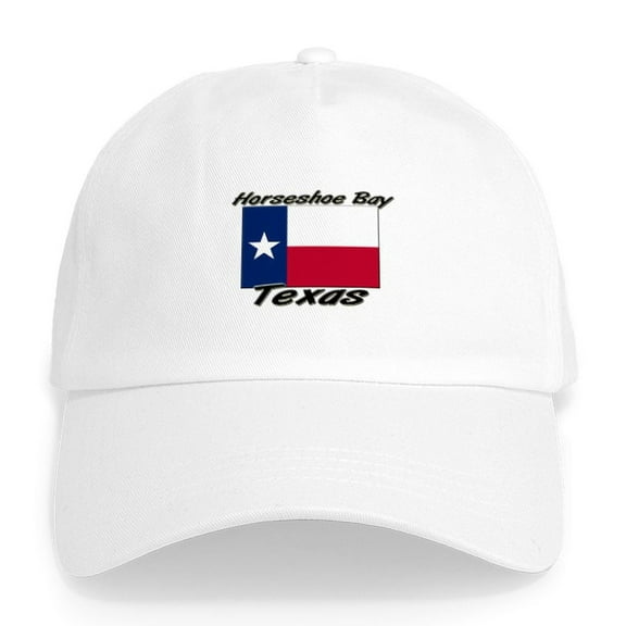 CafePress - Horseshoe Bay Texas Cap - Adjustable 100% Brushed Unisex Casual Cotton Baseball Cap, Beige, 1