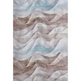thumbnail image 2 of Addison Rugs Mayfield Premium Machine Washable Transitional Waves Mocha Rectangle Rug, 8' x 10', 2 of 6