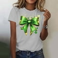thumbnail image 4 of Otvok St. Patrick'S Day T Shirt Womens Short Sleeve Casual Tops Crewneck Fashion Outfits Spring Summer Blouses, 4 of 6