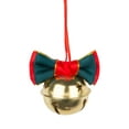 thumbnail image 2 of 4Pcs 1.77Inch Christmas Jingle Bell Ornaments with Glittery Bows, Gold Metal Bell Hanging Decorations Set for Christmas Tree, Festive Home and Party Decorations, 2 of 5
