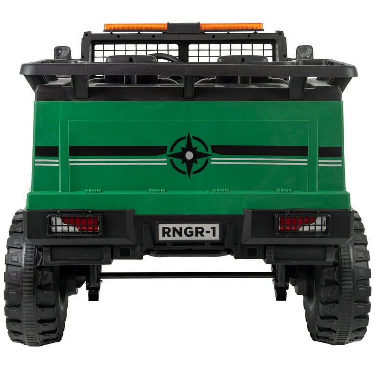 Huffy 12V Forest Ranger Truck Battery Powered Ride on Toy for a Child Ages 3 Years Green
