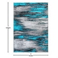 thumbnail image 4 of Flash Furniture Rylan Collection Rectangular Contemporary Turquoise Area Rug, 5' x 7', 4 of 5