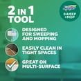 thumbnail image 3 of Swiffer Sweep & Mop Dry + Wet Floor Mopping and Sweeping Kit, 1 Device, 5 Dry Cloths, 3 Wet Cloths (2 Pack), 3 of 5
