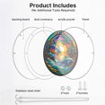 thumbnail image 4 of Aufmer Delicate Puzzle Combined Acrylic Wall Decoration Beautiful Color Matching Simple Assembly Way For Home Porch Window Daily Scene Embellishment, 4 of 6