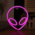 thumbnail image 3 of Led Alien Neon Light Colgante De Pared Lámpara De Neón Dormitorio Decoración Luz Decorativa Luz De Noche Yuarrent HA024895-01, 3 of 6