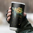 thumbnail image 5 of 20oz Sea Turtle Gifts for Women - Turtle Gifts for Turtle Lovers - Inspirational Gifts - Wander Sunflower Turtle Tumbler Cup with Lid, Double Wall Vacuum Thermos Insulated Travel Coffee Mug, 5 of 6