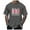 Grey, variant on aDJFDGT White and Black T Shirts for Men Men's Summer Fashion Canada National Day Partial Printed T Shirt