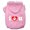 Light Pink, variant on Pet Dog Cat Hoodie Screen Printed, "I Love U"