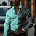thumbnail image 2 of Camisa informal de negocios con estampado 3D para hombre, camisa formal de manga larga con solapa para verano, primavera y otoño, tallas S a 5XL, envío rápido 2024, 2 of 5