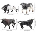 thumbnail image 2 of FENGGUIQU 4Ud Miniature Cow Ornaments Para De Y Jardín En Colores Surtidos Y Tamaño Portátil, 2 of 6