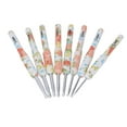 thumbnail image 3 of Crochet Hook Set, Easy Use Handcraft DIY Colorful Crochet Hook Printing  For Sewing For Knitters For Embroidery Yellow Small Flower, 3 of 8