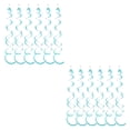 thumbnail image 1 of Becaristey 6piece Swirl Pendant For Graduation Celebration Exquisite Craft Wide Application Wedding PVC Hanging Garland Customized Light Blue 2Set, 1 of 5