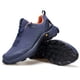 thumbnail image 5 of Zapatillas de senderismo HUMTTO para hombre, todo terreno, impermeables, color azul marino, 5 of 9