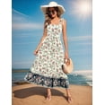 thumbnail image 2 of Vestido largo Zeagoo Summer 2025 para mujer con estampado floral y bolsillos, 2 of 6