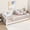 White, variant on Leumius Twin Size Floor Bed with Built-in Book Rack and Door,Platform Bed for Boys Girls Grey