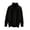 Black, variant on MexChoioe Women's Sweaters Turtleneck Fuzzy Plush Knit Long Sleeve Hi‑Lo Hem Pullover for Women