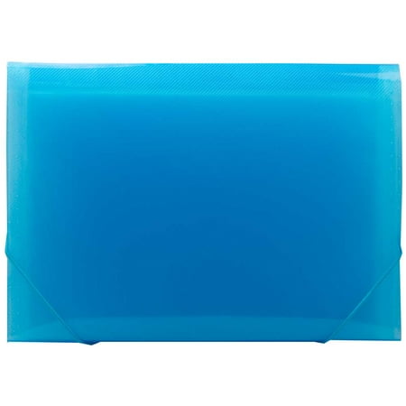 Expanding Legal Envelope - JAM Paper Accordion Folder, 13 Pocket Expanding File, Legal Size, 10 x 15, Blue, 2/Pack
