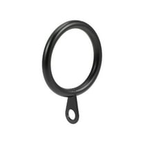 Uxcell Curtain Rings Metal 28mm Inner Dia for Curtain Rods Black 14 Pack