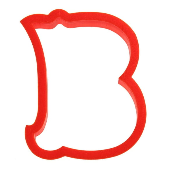 Curly Letter B Cookie Cutter 4 Inch - Hand Made in the USA