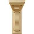 thumbnail image 2 of Ekena Millwork 3 1/2"W x 7"D x 9"H Hamilton Traditional Bracket, Alder (2-Pack), 2 of 4