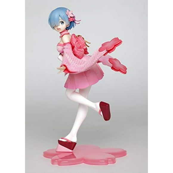 Anime Rem Action Figure 8.9 Inch PVC Re 0 Kimono Style Model Girls Figurine Static Statue Ornament GiftsHome Car Desktop Decoration Best Gift for Adult Kids Children Figure