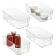 thumbnail image 1 of Pantry Bin InterDesign, organizador de plástico, 4 unidades, transparente, 1 of 8