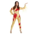 thumbnail image 3 of Female's Blades of Glory Fire Jumpsuit Costume, 3 of 7