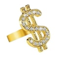 thumbnail image 4 of YAYUBA 80s 90s Hop Kit Rapper Accessories Outfit for Men Women Halloween Party,Gold, 4 of 7