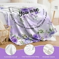 thumbnail image 5 of Christian Blanket Gifts for Women Faith, Birthday Religious Gifts for Women, Soft Prayers Blanket with Bible Verse Inspirational Thoughts, Get Well Soon Gifts for Women, 5 of 6