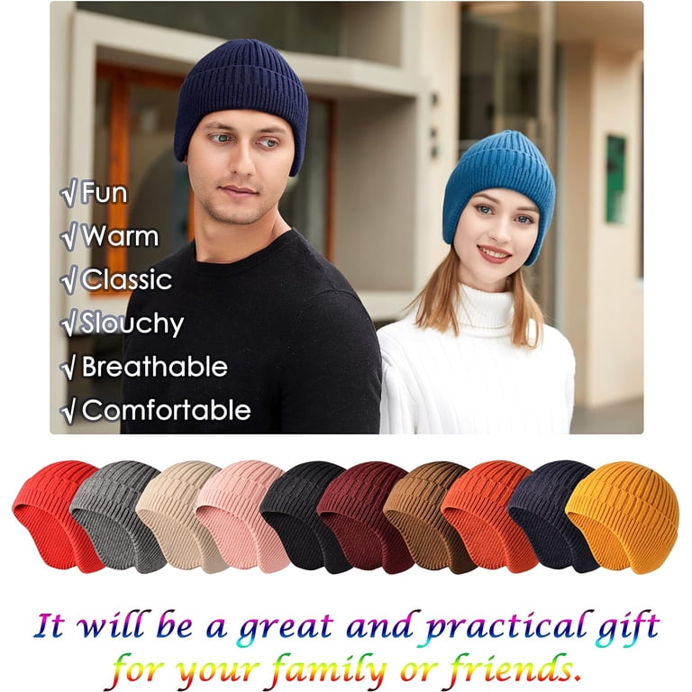 Unisex Knitted Beanie Hat for Men & Women - Warm Winter  display picture 2