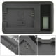 thumbnail image 1 of Batería de la cámara ANGGREK Cargador de batería Pantalla LCD Plástico Negro para A6000 A6300 A6500 A7r A7, 1 of 8