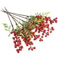 6 Branch Berry Artificial Flowers Christmas Fake Flower New Year Xmas