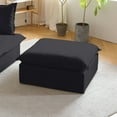 thumbnail image 1 of Sodrens Modular Sectional Sofa,Modern Linen Fabric Couch Free Combination Sofa,Ottoman for Living Room,Black, 1 of 6