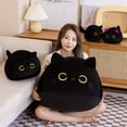 thumbnail image 3 of Lindo y lindo gato negro almohada de peluche muñeca gatito muñeca pacificadora para niños regalo de cumpleaños, 3 of 6