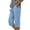 Blue, variant on Women's Elegant Side Lace Pocket Casual Pants Sweatpants Business Casual Women Pants plus Size