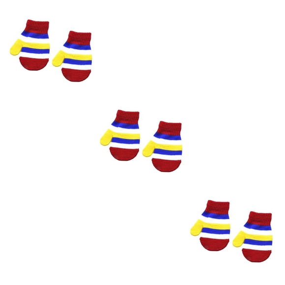 Qarigey 1 par de manoplas para niños, cómodas, de invierno, coloridas, para niños pequeños, manoplas para niñas, calentador de manos, Type1 NO1