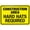 Warning Sign 1, variant on Construction Area Rules Sign, 8"x12" Vintage Metal Wall Decor, Home Farm Bar Coffee Shop Regulation Sign